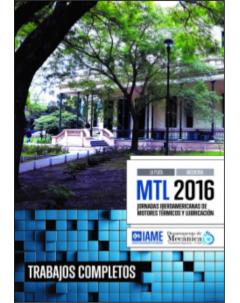 MTL 2016, Jornadas Iberoamericanas de Motores Térmicos y Lubricación