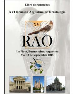 XVI Reunión Argentina de Ornitología: Libro de resúmenes