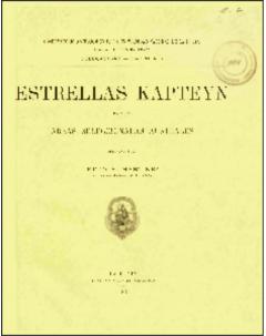 Estrellas Kapteyn para las áreas seleccionadas australes: Serie Astronómica - Tomo XI, no. 1