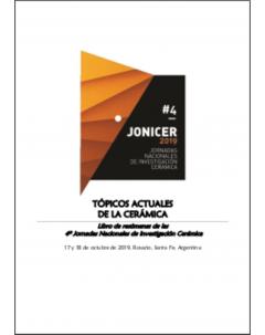 Tópicos actuales de la cerámica: Libro de resúmenes de las 4º Jornadas Nacionales de Investigación Cerámica (JONICER)