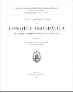 Longitud geográfica del Observatorio Astronómico de la Universidad Nacional de la Plata: Serie Astronómica - Tomo VI, no. 5