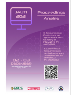 Proceedings of the X Iberoamerican Conference on Applications and Usability of Interactive TV jAUTI2021