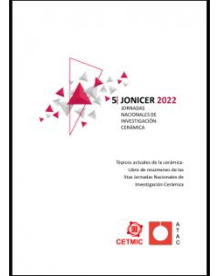 Tópicos actuales de la cerámica: Libro de resúmenes de las 5tas Jornadas Nacionales de Investigación Cerámica