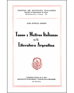 Tonos y motivos italianos en la literatura argentina