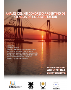 Anales del XIII Congreso Argentino de Ciencias de la Computación (CACIC)