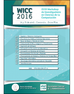 WICC 2016: XVIII Workshop de Investigadores en Ciencias de la Computación