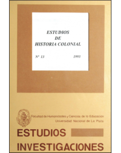 Estudios de historia colonial