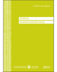 Técnicas de investigación social: Cuaderno de Cátedra