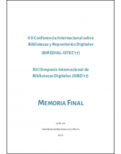 VII Conferencia Internacional BIREDIAL-ISTEC’17: Memoria final